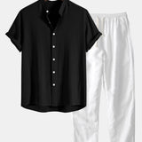KANE | Completo estivo elegante di camicia e pantaloni in lino