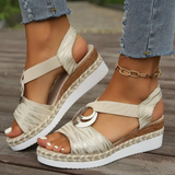 Sara | Sandali Estivi con Accento Circolare Boho Chic