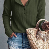 Anna | Top autunnale con scollo a V