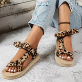 Arya | Sandali Estivi Chic con Stampa Leopardo per un Look alla Moda