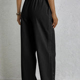 Shania - Pantaloni Relaxed con Bottoni