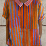 Nina | Camicia a Strisce Geometriche