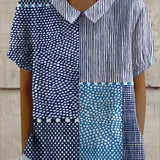 Allie | Camicia con Stampa Patchwork