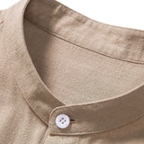 Elegante set estivo da due pezzi da uomo: camicia e pantaloni combinati
