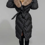 AURELIA | CAPPOTTO LUNGO CON PELLICCIA