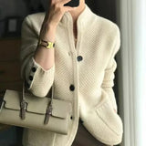 Monica | Cardigan invernale caldo, elegante e senza tempo