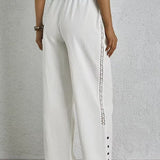 Shania - Pantaloni Relaxed con Bottoni