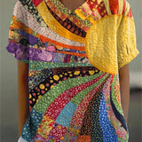 Lila | Camicia Patchwork Sunburst
