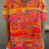 Isla | Camicia con Stampa Astratta