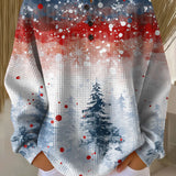 Alva | Maglione di Natale con motivo morbido a albero di Natale