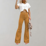 Pantaloni a Zampa in Lino da Donna – Eleganti e Comodi per l'Autunno