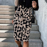 Cappotto invernale chic con stampa leopardata per donne di tendenza - Collezione DEBBIE