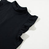 Abito a trapezio invernale chic con scollo tondo per uno stile disinvolto