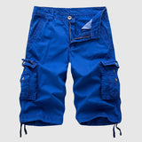 Uomini - Frachthorts - Cotone - Estivo - Diverse Borse - Abbigliamento Casual Lunghezza Ginocchio