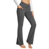 Migliora il tuo allenamento autunnale con i lussuosi pantaloni da yoga a gamba larga di PINCHA!