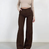 Migliora il tuo stile autunnale con i pantaloni chic a gamba larga da donna di AMY