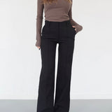 Migliora il tuo stile autunnale con i pantaloni chic a gamba larga da donna di AMY