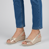 Francesca - sandalo di comfort per donna con zeppa