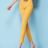 JANE | Pantaloni elasticizzati autunnali a vita alta per donne curvy