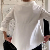 JENNIFER | Elegante top autunnale a collo alto