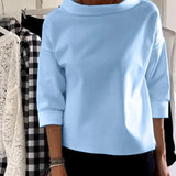 JENNIFER | Elegante top autunnale a collo alto