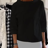 JENNIFER | Elegante top autunnale a collo alto