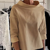 JENNIFER | Elegante top autunnale a collo alto