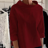 JENNIFER | Elegante top autunnale a collo alto