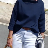 JENNIFER | Elegante top autunnale a collo alto