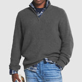 Mark | Maglione invernale lavorato a maglia con cerniera a un quarto Heritage