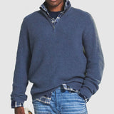 Mark | Maglione invernale lavorato a maglia con cerniera a un quarto Heritage
