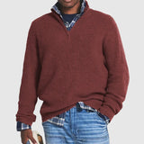 Mark | Maglione invernale lavorato a maglia con cerniera a un quarto Heritage