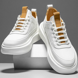 Mikee | Sneakers bianche classiche senza tempo da uomo