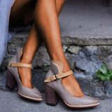 AUDREY | Sandali autunnali con tacco e cinturini chic e alla moda