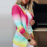 Gelsomino | Blazer autunnale stampato elegante e versatile