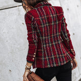 Elena | Blazer a quadri autunnale e senza tempo da donna