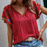 Paige | Camicetta autunnale con design floreale e vestibilità lusinghiera