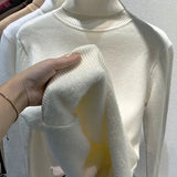 ARGENTO | Caldo maglione invernale a collo alto foderato in pile