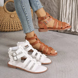 AVA | Sandali estivi da donna chic marroni e bianchi per uno stile senza sforzo