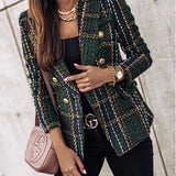 Elena | Blazer a quadri autunnale e senza tempo da donna
