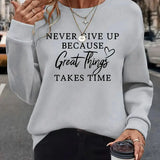 Stella | T-shirt autunnale alla moda con grafica sorprendente delle lettere