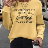 Stella | T-shirt autunnale alla moda con grafica sorprendente delle lettere