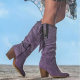 Stivali da cowboy Boho Western da donna | Al polpaccio | Edizione Autunnale