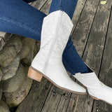Stivali da cowboy con cerniera da donna | Lunghezza al polpaccio | Collezione Autunno