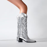 Stivali da cowboy da donna in stile boho | Eleganti per l'autunno
