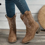 Stivali da cowgirl da donna con tacco | Comodi per l'autunno