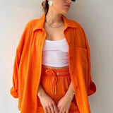 Elegante set estivo di top e pantaloncini abbinati HAZEL