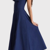 Betania | Abito a corsetto midi autunnale comodo ed elegante