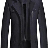 Edoardo | Elegante cappotto invernale in lana da uomo