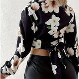 Alice | Elegante camicia floreale a maniche lunghe autunnale